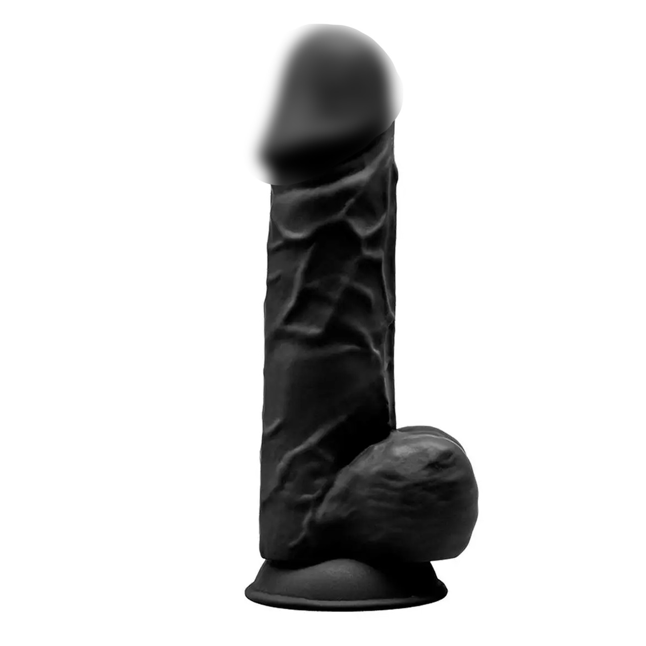 Фалоїмітатор SilexD Norman Black (MODEL 4 size 8.5in), двошаровий, силікон + Silexpan, діаметр 5 см