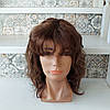 Перука довга з натурального волосся каскад каштановий мікс TRINA 14"- 4/30/27, фото 2