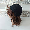 Перука довга з натурального волосся каскад каштановий мікс TRINA 14"- 4/30/27, фото 7