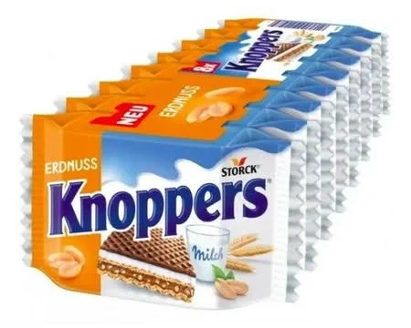 Вафлі Knoppers арахіс 200 гр