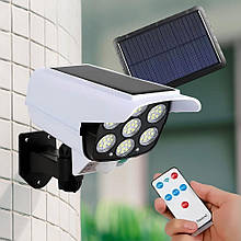 Вуличний ліхтар (муляж камери) Solar Light BL JLP 2178 з датчиком руху та пультом керування на сонячній батареї
