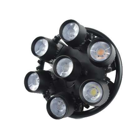 Світлодіодний прожектор теплого білого кольору FREE COLOR DIAMOND 7 EYES, фото 1