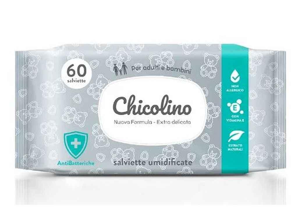 Серветки вологі антибактеріальна 60шт ТМ Chicolino BP