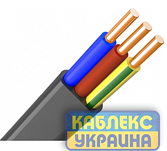Кабель ВВГнгд-П 3x1 Одеса Каблекс плоский моноліт, мідь, переріз жили відповідає номіналу (кратно 5 м)