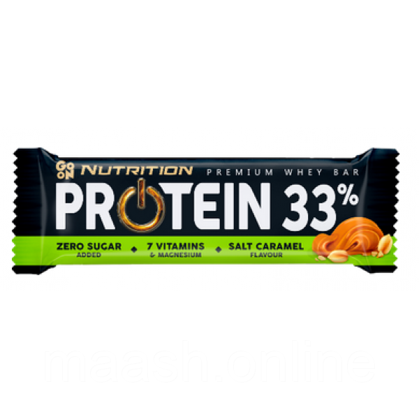 Протеїновий батончик Солона карамель Protein 33% Go ON Nutrition, 50g