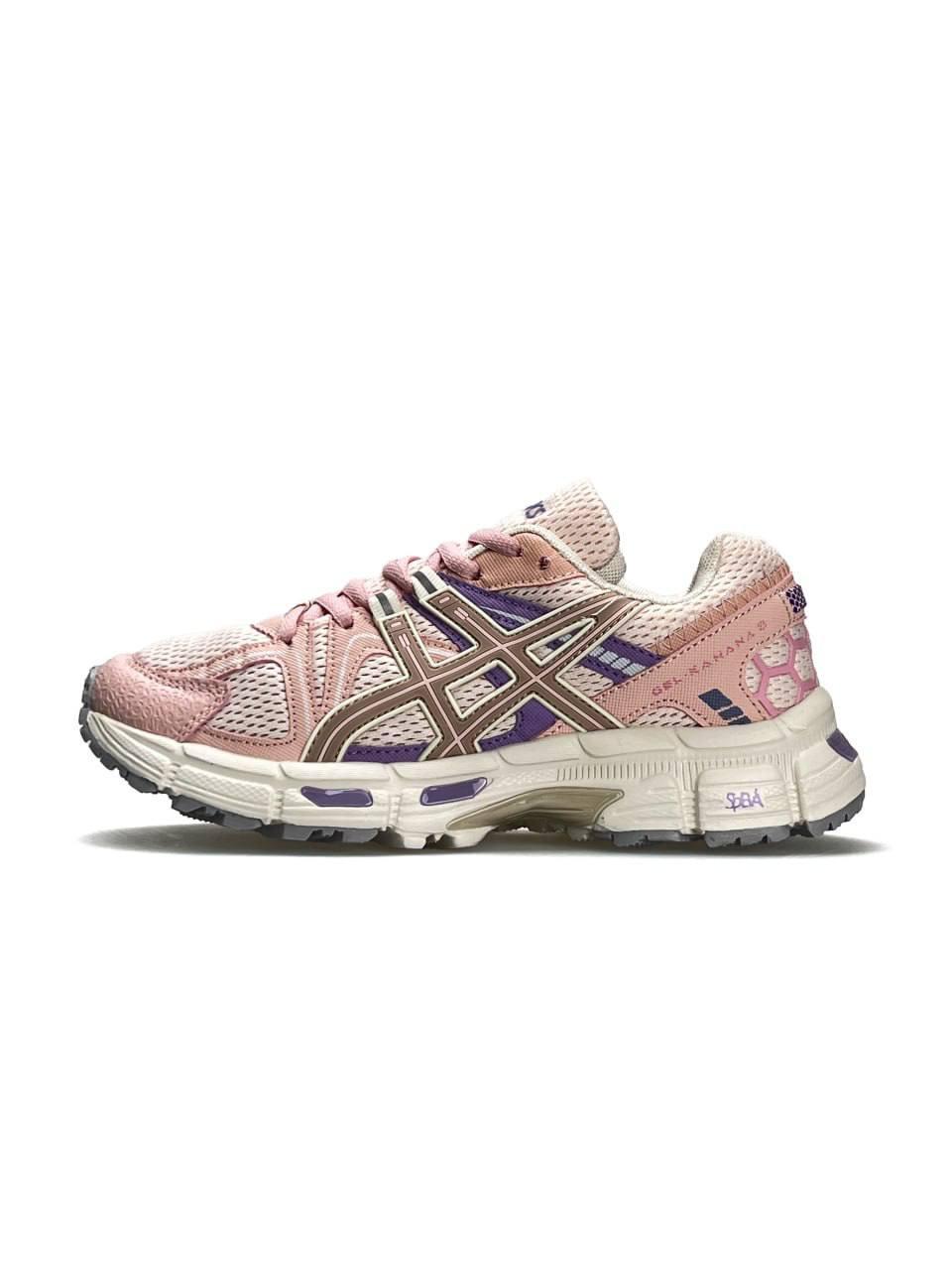 Жіночі шкіряні текстиль кросівки ASICS Gel-Kahana 8 Pink Violet, кеди для шкіри текстиль сітка 36