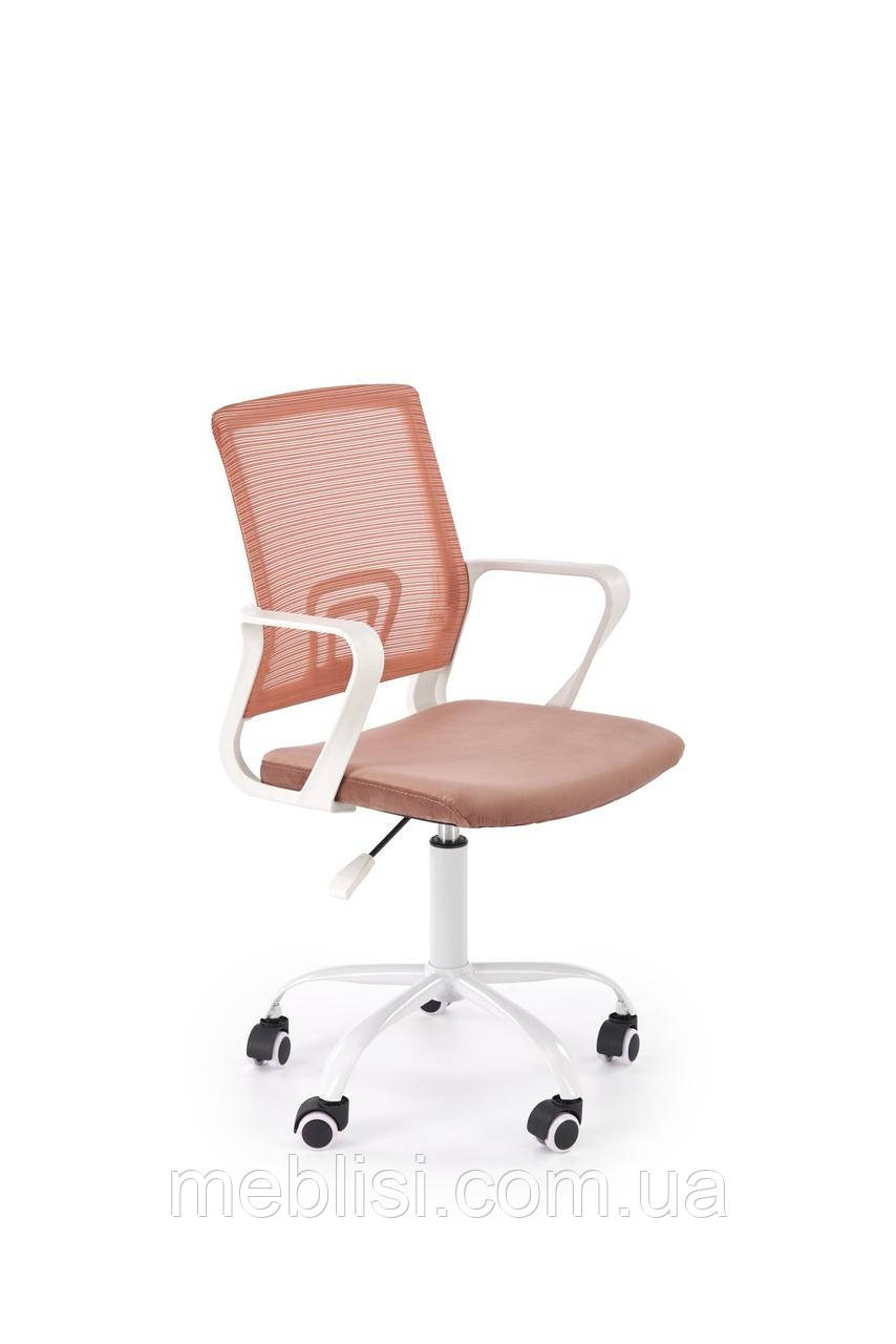 Комп'ютерне крісло FRODO світло-рожевий/білий (Halmar Польща)