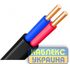 Кабель ВВГнгд-П 2x10 Одеса Каблекс плоский моноліт, мідь, переріз жили відповідає номіналу (кратно 5 м)