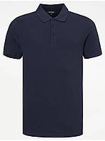 Футболка поло чоловіча George темно-синя М 50-52