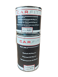 C.A.R FIT Лак прозорий HS Plus, 1 л + затверджувач 0,5 л