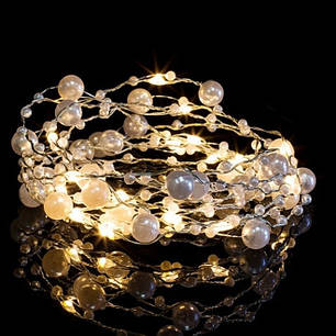 Гірлянда LED Перлини тепле світло 200 світлодіодів 20 м. 42234, фото 2