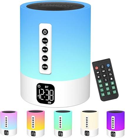 Bluetooth-колонка MUSKY DY-29S. Світловий будильник, сенсорна лампа-нічник, білий шум
