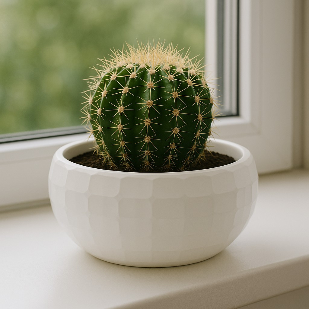 Горщик для кактуса 0,7 л «Aranjman» Білий KRS-610