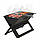 Складаний вугільний гриль, мангал Garden Line BBQ4858 Чорний, фото 7