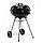 Портативний вугільний гриль з кришкою та колесами Garden Line BBQ5290 чорний, фото 3