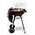 Портативний вугільний гриль з кришкою та колесами Garden Line BBQ5290 чорний, фото 4