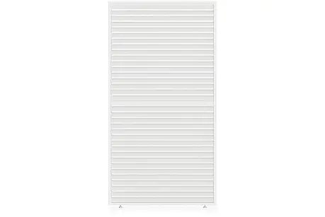 Горизонтальна регульована жалюзійна панель Gutroof для перголи Elegance/Deluxe/Fusion 1,3 м біла, фото 1