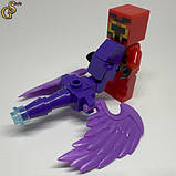 Фігурка Майнкрафт Minecraft з драконом, фото 2