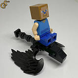 Фігурка Майнкрафт Minecraft з драконом, фото 3