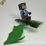 Фігурка Майнкрафт Minecraft з драконом, фото 2