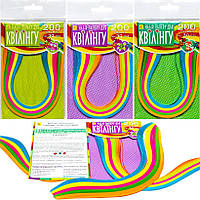 Папір для квілінгу (5-6 квітів, 200 смужок, 3х300мм)