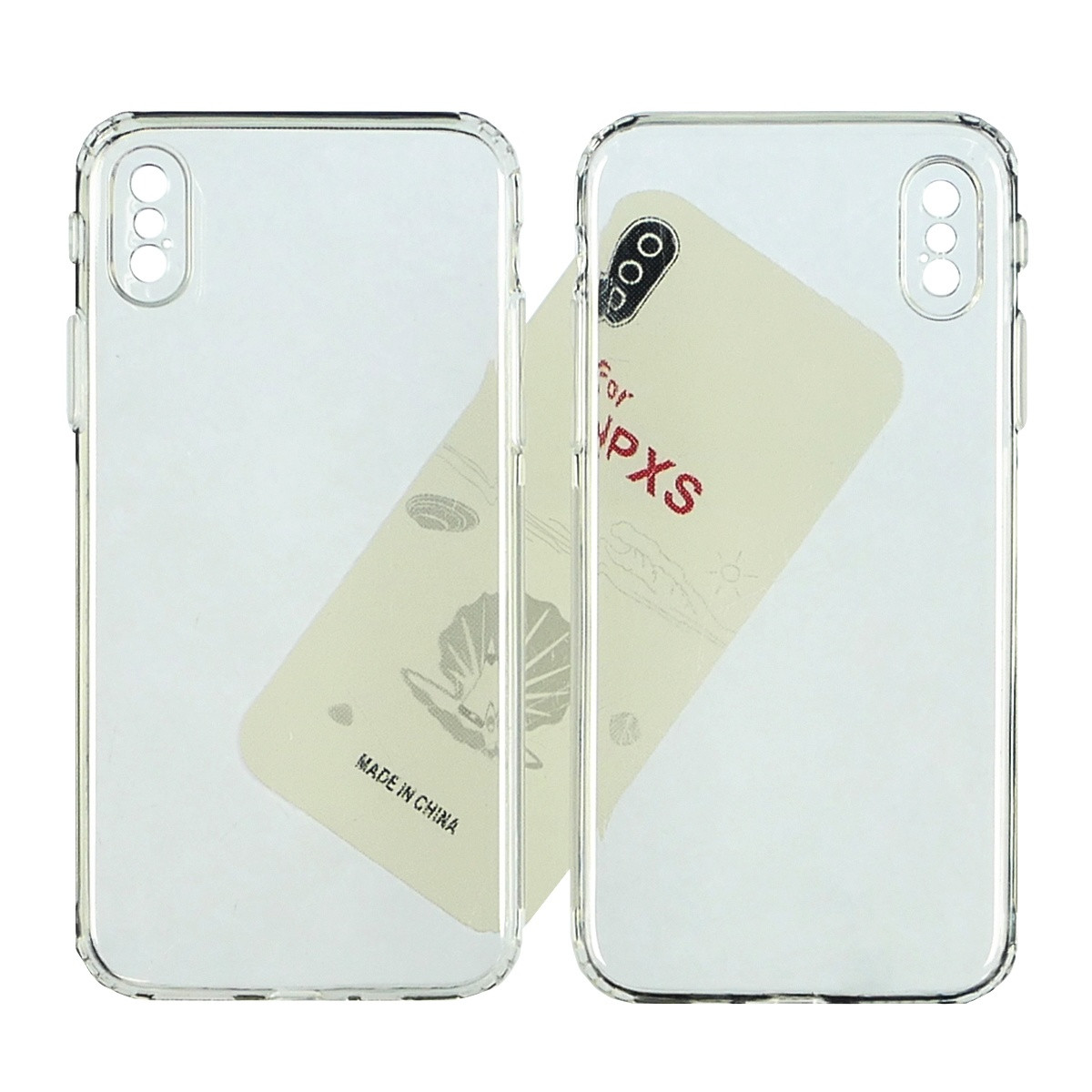 Чохол силіконовий KST для iPhone X, iPhone XS прозорий