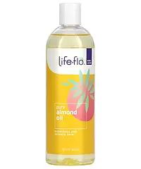 Мигдальна олія для шкіри, Almond Oil, Life Flo Health, чиста, без запаху, 473 мл
