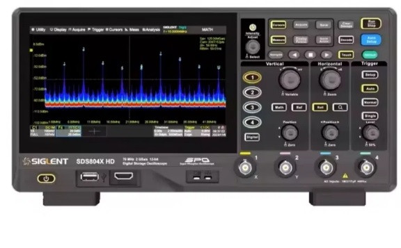 Цифровий осцилограф SIGLENT SDS804X HD 4x70МГц 2 Гвіб/с, фото 1
