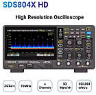 Цифровий осцилограф SIGLENT SDS804X HD 4x70МГц 2 Гвіб/с, фото 4