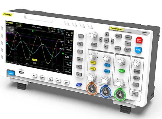 Осцилограф FNIRSI-1014D 2 канали 100MHz 1Gsps, генератор, 7", 5 В, фото 1