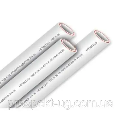 Труба ППР Дп 25х3.5 скловолокно PN20 Formul 4м.