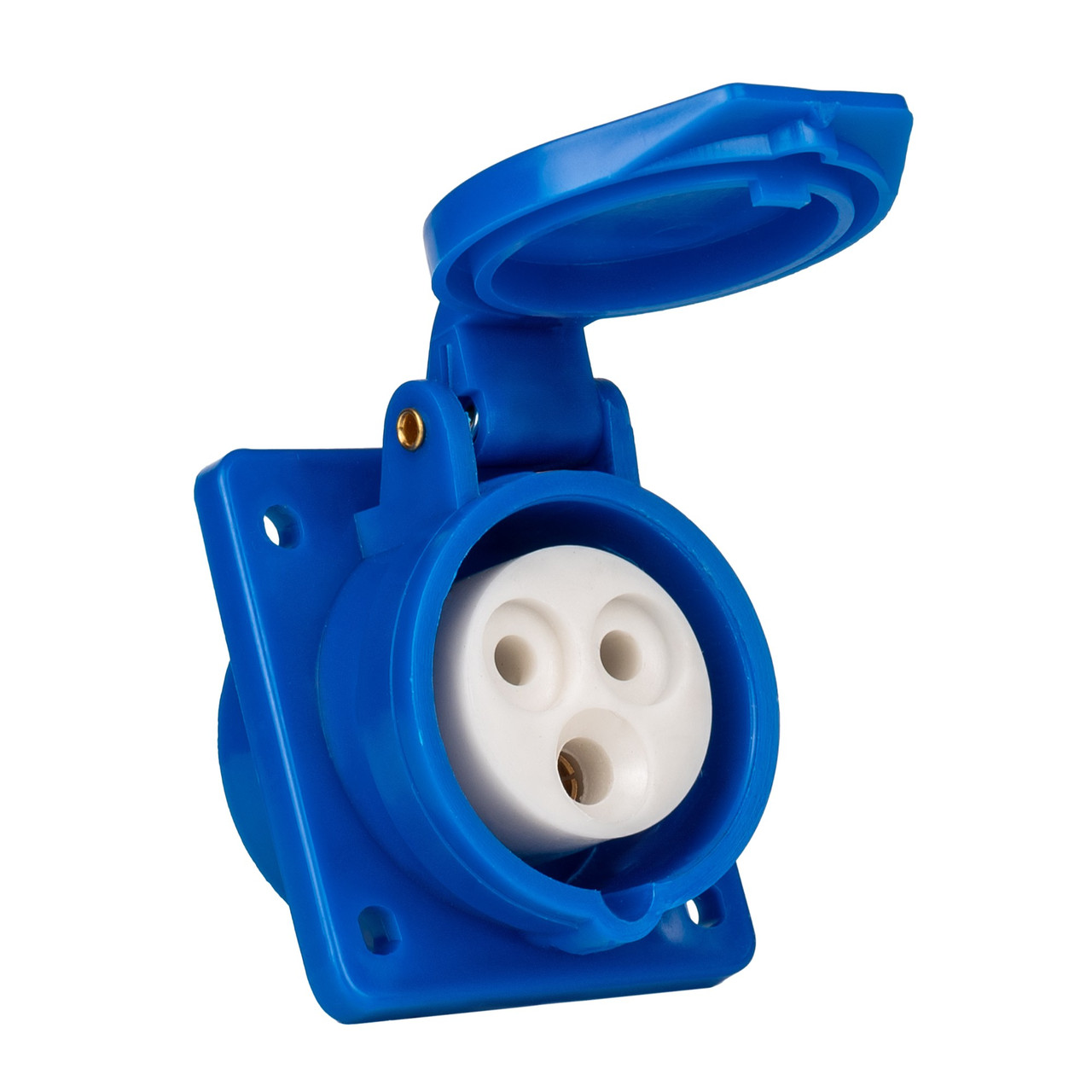 Розетка силова 413 стаціонарна внутрішня 16А 220-250В 3P (2P+E) IP44