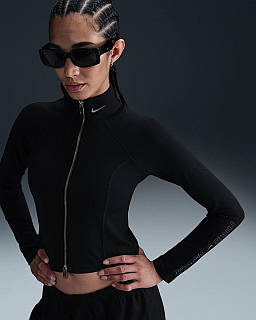 Urbanshop com ua ЖІНОЧИЙ ЛОНГСЛІВ NIKE NSW JACKET GLS (HV6524-010) РОЗМІРИ ЗАПИТУЙТЕ