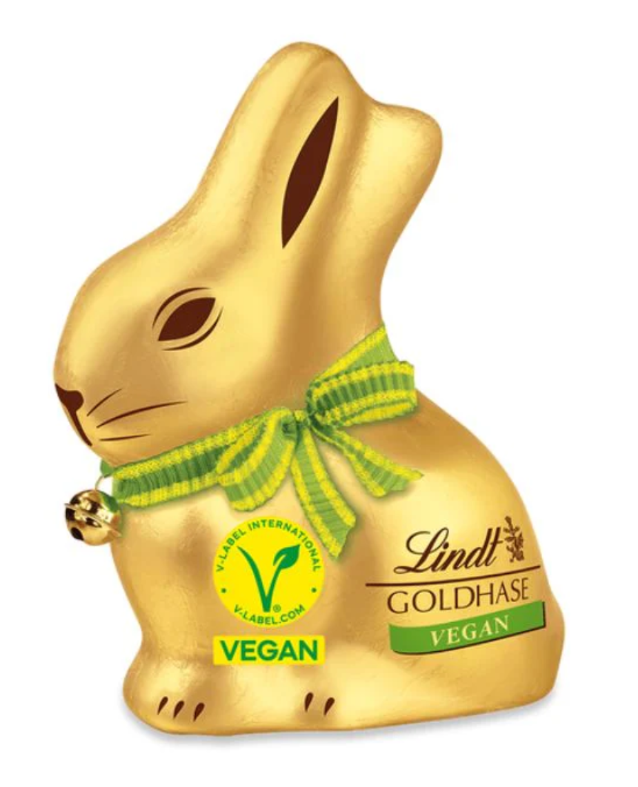 Шоколадний кролик Lindt Vegan Milk Chocolate Gold Bunny 100г