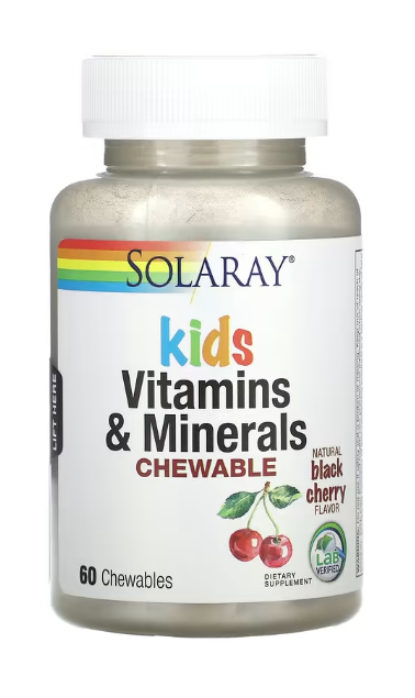 Solaray Kids Vitamins & Minerals 60 chewables