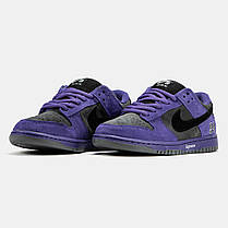 Кросівки Nike SB Dunk Low x Supreme Ink Purple - HQ8487-500, фото 4