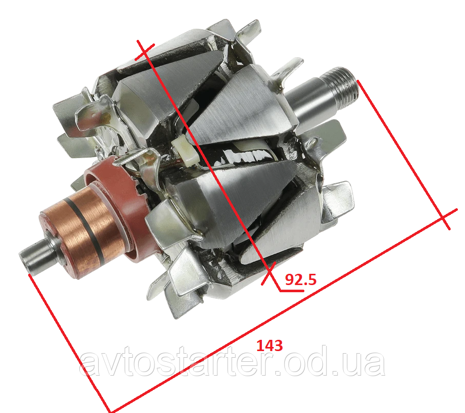 Якір, ротор генератора NISSAN MARCH, MICRA 1.0 1.4i, фото 1