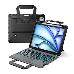 Чохол клавіатура Nillkin Bumper Go Keyboard для Apple iPad Air 11 2024 / Air 4 / Air 5 10.9 Black з підсвіткою