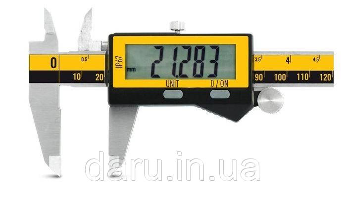 Штангенциркуль цифровий ШЦЦМ-І-150, IP67, крок вимірювання 0,001 мм, точність ±0,015 мм, ISO 17025, Україна, фото 1