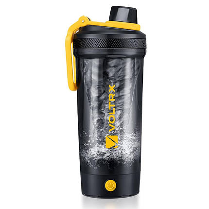 Шейкер спортивний електричний VOLTRX Gallium 600 мл. Tritan Yellow, фото 1