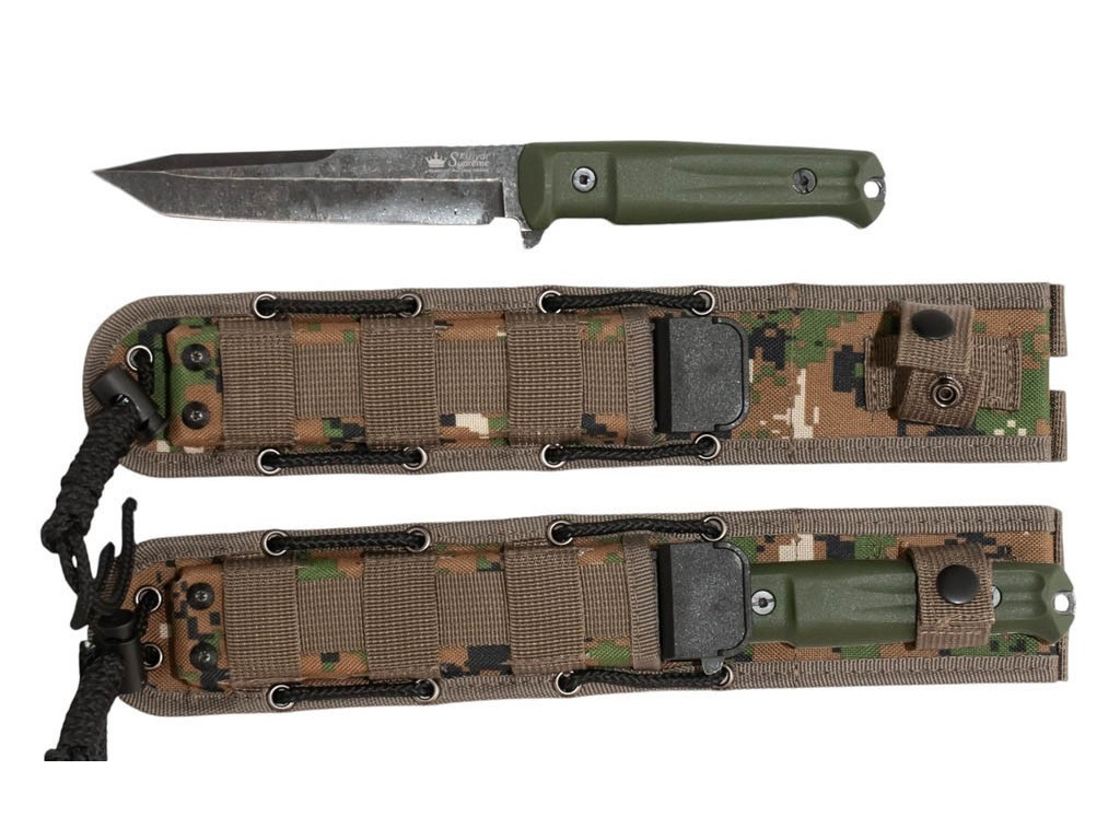 Ніж Kizlyar Supreme "Aggressor PGK TacWash" Олива SF-2-2254B