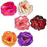 Штучні квіти букет піони густі Роузі, 72см, фото 5