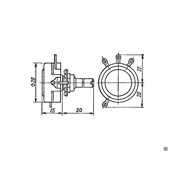 СП4-2МА-1ВТ-3,3 кОм-ВС2-20, фото 1