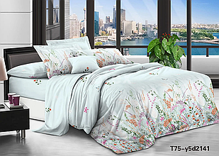 Квіткове поле - Бязь 3D - Полуторний комплект постільної білизни