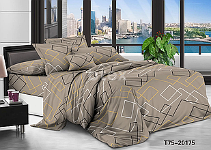 Геометрія комфорту - Бязь 3D - Полуторний комплект постільної білизни