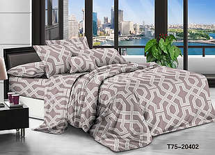 Геометрія затишку - Бязь 3D - Полуторний комплект постільної білизни