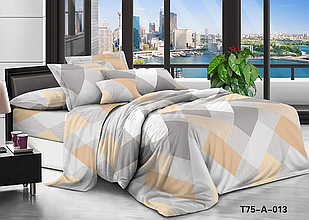 Гармонія пастелі - Бязь 3D - Двоспальний комплект постільної білизни