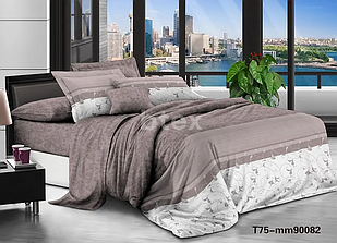 Вишукана класика - Бязь 3D - Двоспальний комплект постільної білизни