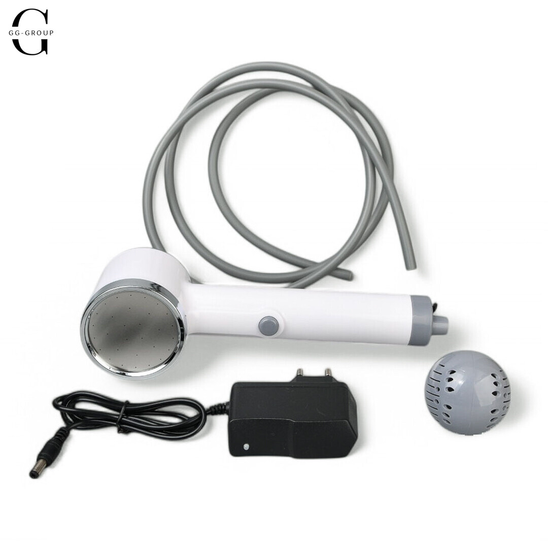 Портативний бездротовий душ Shower Head AND LY-595 з аккумулятором та вбудованою помпою для кемпінгу, подорожей та дачі