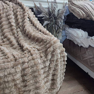 Покривало-плед шарпей 200/230 5см (в сумці) - Беж розмір Євро